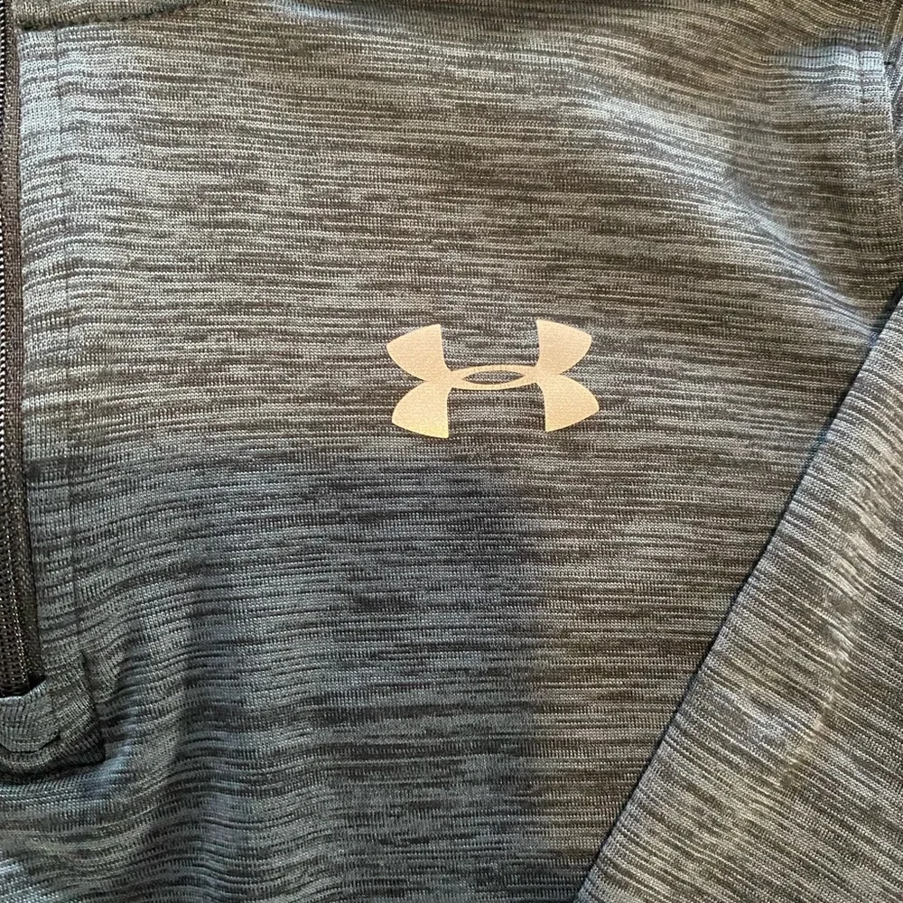 Under Armour Quarter-Zip long sleeve Pullover boys size 7 - Picture 4 of 7